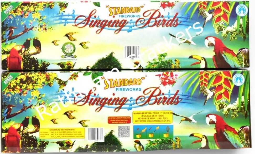 12 Singing Bird Musical Shots